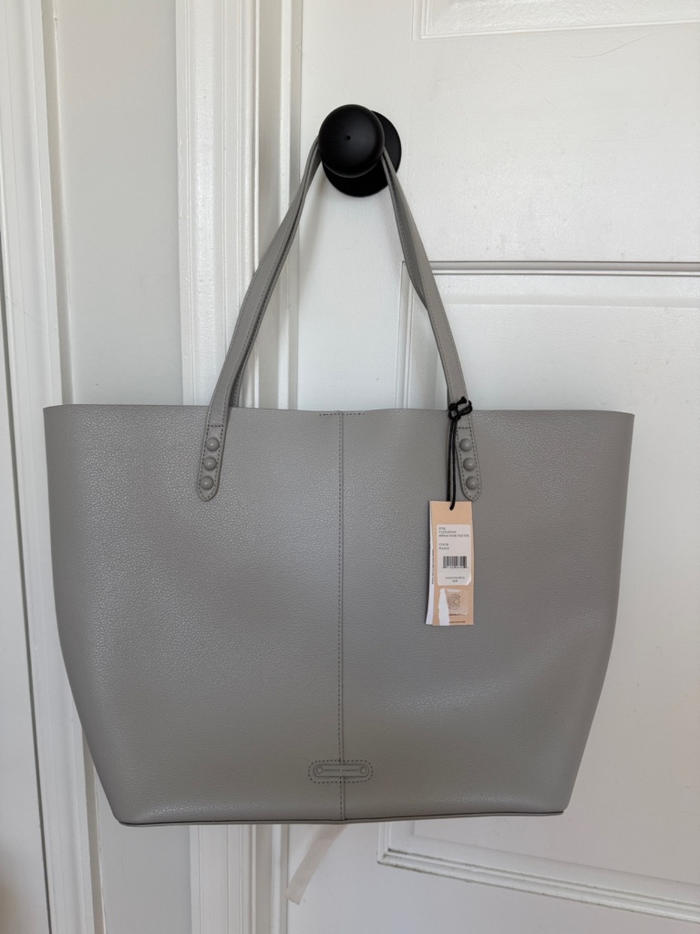 Rebecca Minkoff Gray Leather Tote Bag - Women's Shoulder Tote- brand new